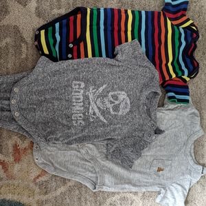 Lot of 3 onesies 3-6 months